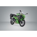 Juego de alforjas PRO BLAZE H Negro. Kawasaki Ninja 500 SE, Z500 (23-).