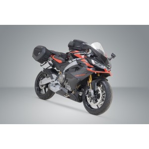 Set de sacoches latérales PRO BLAZE H Negro. Aprilia RS 660 Extrema (23-).