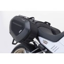 Set de alforjas PRO BLAZE Negro. Moto Guzzi V100 Mandello/S, Stelvio.