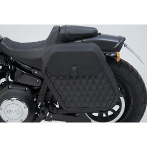 Sistema de bolsas laterales Legend Gear LH2 1x 25,5 l. Softail Fat Bob / S (17-).