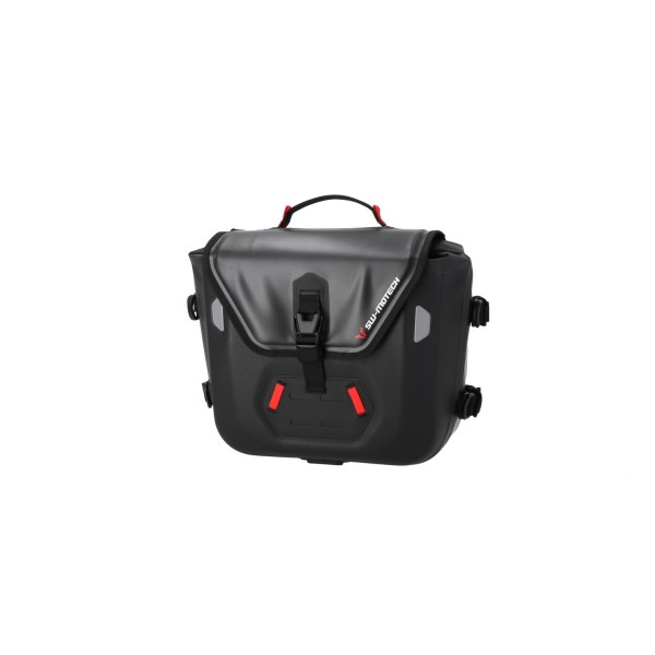 SysBag WP S con placa adaptadora a la izquierda 12-16l. Impermeable. Para soportes laterales.