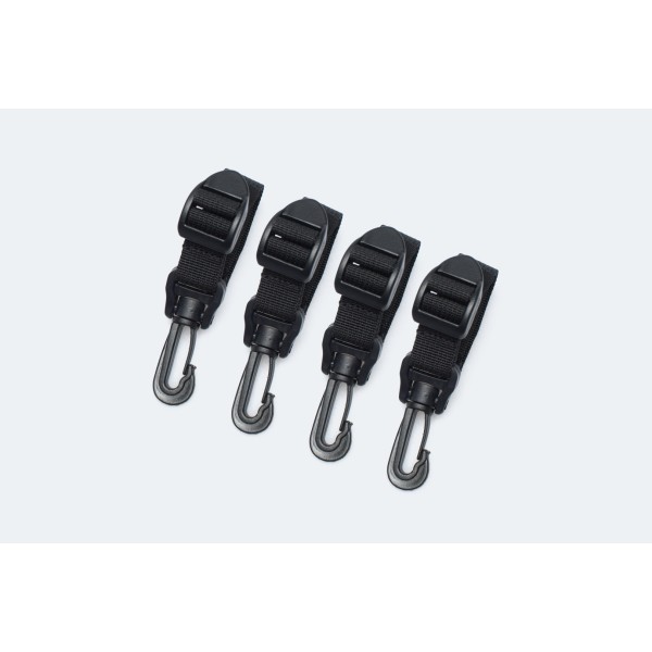 Juego de correas Slipstream Ancho: 20 mm. Largo: 2x 37 cm y 2x 70 cm.