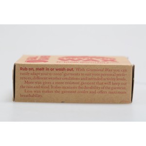 Cera de Groenlandia Impregnación de cera de abejas y parafina.