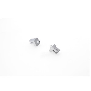 Kit de fijación para reposapiés EVO Plateado. Yamaha Tracer 9 (20-).