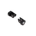 Kit de fijación para reposapiés ION Negro. BMW R1200/R1250, R. E. Himalayan (21-).