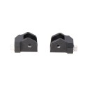 Kit de fijación para reposapiés EVO Negro. BMW R1100GS R1150GS/Adv. R1200GS (93-12).