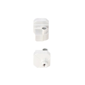 Kit de fijación para reposapiés EVO Plateado. Aprilia Tuareg 660 (21-).