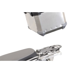 Placa adaptadora universal TRAX Negro. Fijación maleta superior TRAX a portaequip.