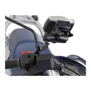 Soporte de GPS para retrovisor Para soporte M8 / M10. Negro.
