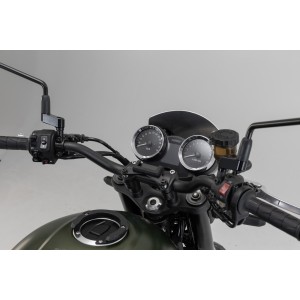 Soporte GPS para salpicadero Negro. Kawasaki Z900RS/ Cafe / SE (17-).