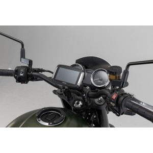 Soporte GPS para salpicadero Negro. Kawasaki Z900RS/ Cafe / SE (17-).