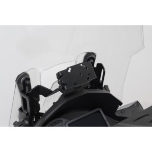 Soporte GPS para salpicadero Negro. Kawasaki Versys 1000 (18-) / 1100 (24-).