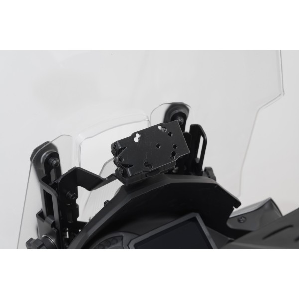 Soporte GPS para salpicadero Negro. Kawasaki Versys 1000 (18-) / 1100 (24-).