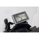 Soporte GPS para salpicadero Negro. Kawasaki Versys 1000 (18-) / 1100 (24-).