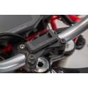 Soporte GPS para manillar Negro. Moto Guzzi V85 TT (19-23).