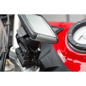 Soporte GPS para manillar Negro. Ducati Multistrada 1200/ 950/ 1260/ V2.