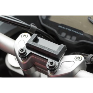 Soporte GPS para manillar Negro. Ducati Multistrada 1200/ 950/ 1260/ V2.