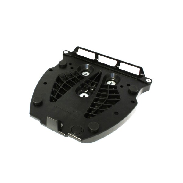 Placa adaptadora QUICK-LOCK Cerradura Givi/Kappa Monolock. Nylon reforz. Negro