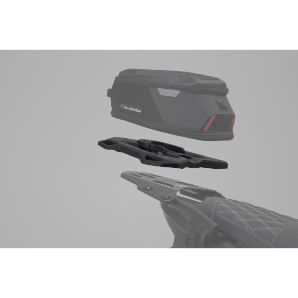 Kit de adaptator anillo PRO para STREET-RACK Para bolsas PRO. Con placa adaptatora. Negro.