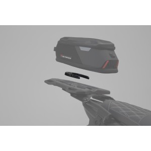 Anillo de dep. PRO para portaequipaje STREET-RACK Negro. Para bolsas de dep. PRO. Sin placa adapt.