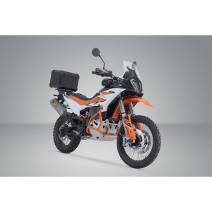 Sistema topcase TRAX ADV Negro. Modelos KTM, Husqvarna Norden 901.
