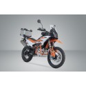 Sistema topcase TRAX ADV Plateado. Modelos KTM, Husqvarna Norden 901.