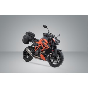 Sistema topcase URBAN ABS Negro. KTM 1290/1390 Super Duke R / Evo.