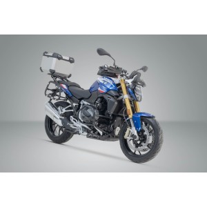 Sistema topcase TRAX ADV Plata. BMW R1200 R/RS (14-18), R1250 R/RS (18-).