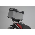 Sistema topcase TRAX ADV Plata. F 750/800/850 GS. Rack material sintético.
