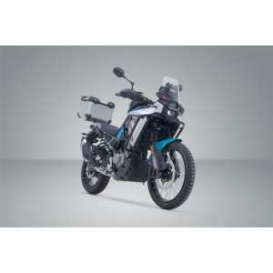 Sistema topcase TRAX ADV Plateado. CFMoto 450MT (23-) / 800 MT-X (24-).