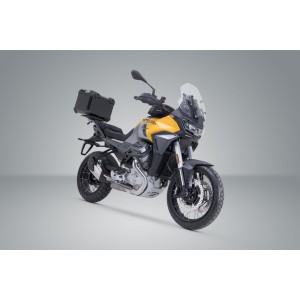 Système topcase TRAX ADV Negro. Moto Guzzi Stelvio (23-).