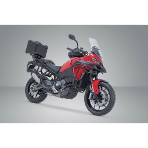 Sistema topcase TRAX ADV Negro. Ducati Multistrada V2 / V2 S (24-).