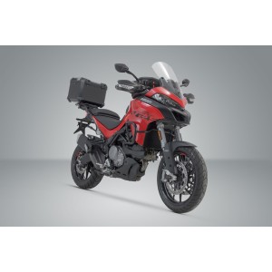 Sistema topcase TRAX ADV Negro. Multistrada 1200 Enduro/950/1260/V2.