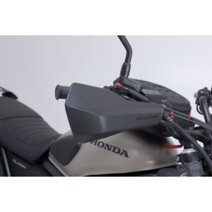 Kit de protectores de manos Sport Negro. Para manillar de 22 mm. Fijación de 1 punto