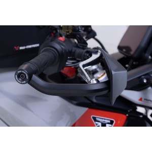 Kit de protectores de manos Sport Negro. Rosca interior del manillar de 6/8 mm.