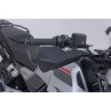 Kit de protectores de manos Sport Negro. Moto Guzzi V85 TT (19-)/Travel (19-).