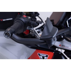 Kit de protectores de manos Adventure Negro. Rosca interior del manillar de 6/8 mm.