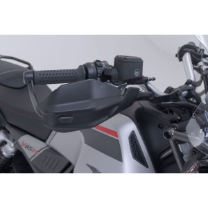 Kit de protectores de manos Adventure Negro. Moto Guzzi V85 TT (19-)/Travel (19-).