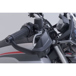 Kit de protectores de manos Adventure Negro. Moto Guzzi V85 TT (19-)/Travel (19-).