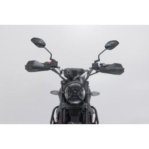 Kit de protectores de manos Adventure Negro. Ducati Scrambler (14-).