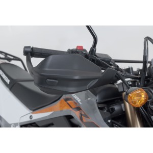 Kit de protectores de manos Adventure Negro. Honda CRF300L, Triumph Scrambler 400X.