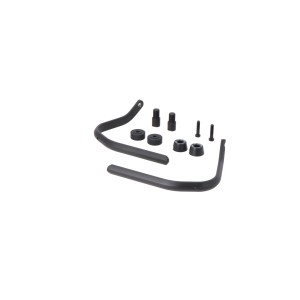 Kit de montaje para protectores de manos Negro. CFMoto/ Kawasaki/ MV Agusta/ Voge/ Yamaha.