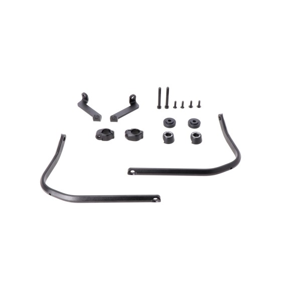 Kit de montaje para protectores de manos Negro. Ducati Scrambler (14-).