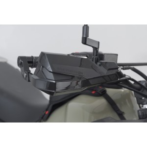 Kit de protectores de manos KOBRA Negro. Kawasaki KLR 650 (22-).