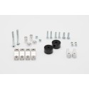 KOBRA kit de protectores para cubre puños Negro. Ducati Multistrada 1200/ S/ Enduro, 1260.