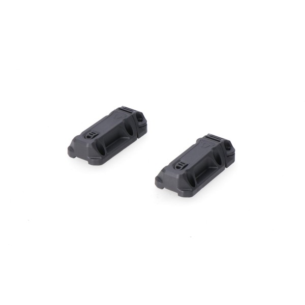 Set montaje alforjas BLAZE Con base y conector. Sin separadores. Negro
