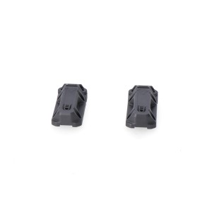 Set montaje alforjas BLAZE Con base y conector. Sin separadores. Negro