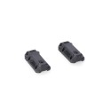 Set montaje alforjas BLAZE Con base y conector. Sin separadores. Negro
