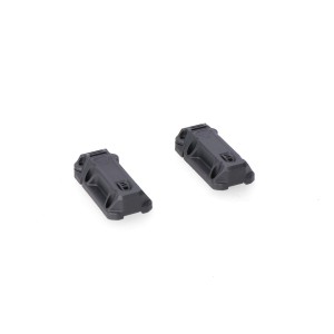 Set montaje alforjas BLAZE Con base y conector. Sin separadores. Negro
