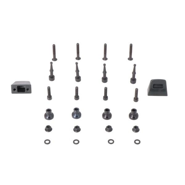 Kit adaptador para soporte lateral EVO Para Givi MonoKey. Montaje de 2 maletas.